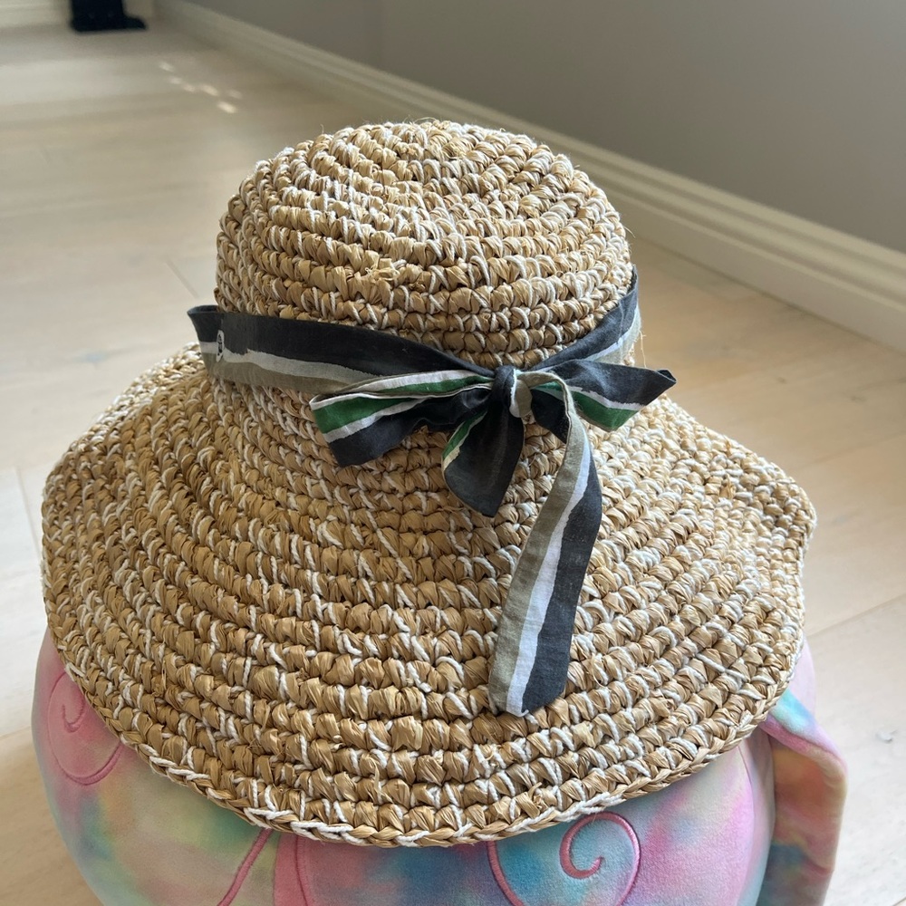 By the Sea Stylish Straw Sun Hat with Ribbon